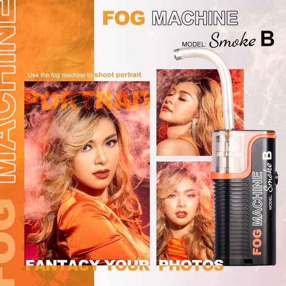 SEALED Cocktail Party Fog Machine Handheld Photography Cooking Stage Effects New - Picture 4 of 5